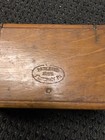 Vintage Sewing Machine Oak Wood Folding Puzzle Box With Contents 1889