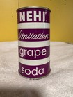 Nehi Imitation Grape Soda Can  Empty 12oz Pop Can Columbus Ga W chicago  Ill Lid
