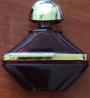 Vintage Samsara Guerlain Parfum Red   Gold Micro Miniature Perfume Bottle