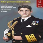 Golden Metallic Braid Ribbon For Ploit Mariner Suit Cuff Trousers Trim