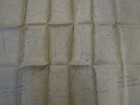 Vtg 36  Round Burlap Stamped Rug Hooking Canvas Starburst Pattern Lee Wards