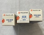 Lot Of  3  Czx Dab Projector Lamps Projection Light Bulbs 120v 500w Ge