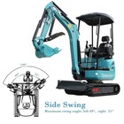 Mini Excavator 2 5 Ton Kubota D902 Diesel Engine W pilot System Tracked Digger