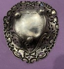 Sweet Sterling Silver Victorian Era Pierced Heart Shaped Footed Bon Bon Dish