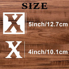 36 Pcs 5 Inch Retro Letter And Number Stencils For Painting On Wood Fabric