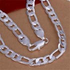 925 Sterling Silver Necklace Classic 12mm Cuban Chain 18-30 Inch Fashion Jewelry