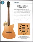 Dobro Resonator Dm33 Hawaiian   Godin Multiac Steel Duet Guitar History Print