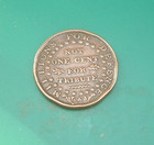Usa    1841  Webster Credit Current Hard Times  Token   Not One Cent For Tribute