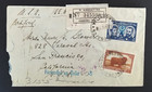 1941 Postal History Registered Cover  From Argentina To Usa With Red Seal