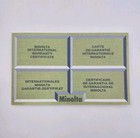 Vtg Lot Of Minolta Camera Lens Manual  Guide To Slr   Warranty Certificate