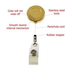 Doj Justice Department Seal Retractable Security Id Card Holder Badge Reel