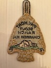 Philmont Scout Ranch  Arrowhead Patch Dark Tan Background Gauze Back Older
