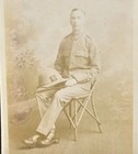 Rare Antique Photo Wwi British Soldier In Pith Helmet 1914 Postcard Rppc 