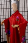 Dear Vanilla Japanese Furisode Silk Kimono Women s Authentic Japan Made Vintage