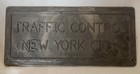 Vintage Nyc   New York City Traffic Control Plate - Great Industrial Decor Item 