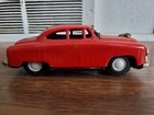 Vintage 1950s Friction Red Tin Car Japan Push Propel 