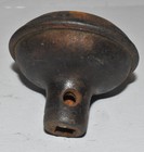 Vintage Antique  Embossed Ornate Cast Iron Metal Door Knob Hardware