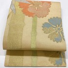 7365  Japanese Antique Nagoya Obi Belt Kimono Fabric Silk Traditional