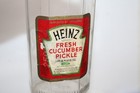 Vintage Labeled Heinz Cucumber Pickle Jar  W lid Pittsburgh Pa 1 Pt 8 Oz  8  
