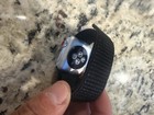 Apple Watch Sport 38mm Silver Aluminum Case Black Fabric Band 8gb Tracker