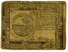 1776 Continental Currency 6 Dollars - Nov 2 Fr cc-51 Hall   Sellers Philadelphia