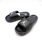  new  Big Kids  Slides Nike Air Jordan Franchise Black   White  hf4490 001      