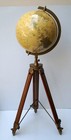 World Globe With Tripod Stand Educational World Map Globe Floor Tripod