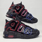 Nike Air More Uptempo 96 Black Retro High Top Basketball Sneakers Youth Size 6y 