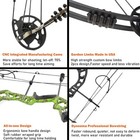 Compound Bow Kit  Hunting And Targeting  Draw Weight 30-55lbs Adjustable draw   