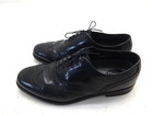 Vintage Florsheim Men s Black Leather Wingtip Oxford Shoes Size 10d