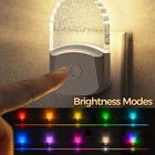 2 Pack Rgb Night Lights Plug In  Color Changing Night Light With Dusk To Dawn