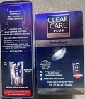 Clear Care Plus Cleaning  Disinfecting Lens Solution Exp 9 26  2 Boxes 