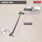 Delta Universal Shower Arm 12  Adjustable Chrome-certified Refurbished