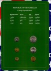 Coin Sets Of All Nations Seychelles 1 5 Rupees 1 5 25 Cents 1982 Unc 10 Cts 1981