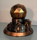 Vintage 1986 Vancouver Canada Expo Centre Souvenir Metal Building Paperweight