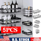 5 Pack Shower Caddy Adhesive Shower Organizer For Bathroom Storage   Kitchen