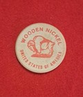 1988 University Of Iowa Hospitals Wooden Coin Token Free Ice Cream