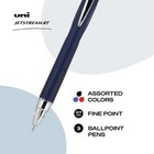Uniball 70879 Uni-ball Jetstream Fine Point 0 7 3 Count  pack Of 1   Assorted