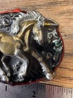 Vintage Color Galloping Unicorn Belt Buckle 1981 Great American Belt Buckle Co
