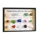 Set Of 15 Healing Crystal Natural Gemstone Reiki Chakra Sale Kits Stone Hot E8x4