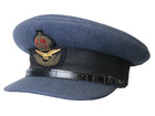 Ww2 British Royal Air Force Raf Officer s Peaked Visor Cap - Mint