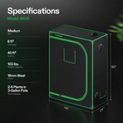 Vivosun 4x2ft Smart Grow Tent Kit W  200w Led Grow Light G4 Ventilation Kit   E6