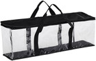 Set Of 4 Dvd Storage Bags Hold Up To 160 Dvds  40 Each Bag   Water Resistant Dvd