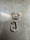 Antique Austrian Js Hallmarked 800 Silver Diamond Cigarette Snuff Box Case