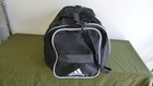 Adidas Duffel Travel Gym Sports Bag Black White Logo With Shoulder Strap