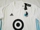 Mens Size Large White Adidas Mls Minnesota United Fc Away Soccer Jersey Ge5892