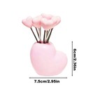 10pcs Stainless Steel Fruit Fork Set Strawberry Shape Cute Fruit Sticks