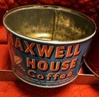 2 Vintage Coffee Tins  Schilling  Maxwell House