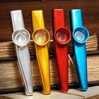 Metal Kazoo Mouth Harmonica Beginner Flute Musical Instrument Guitar For Partner