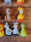 Vintage Animal Finger Puppet Toy Lot